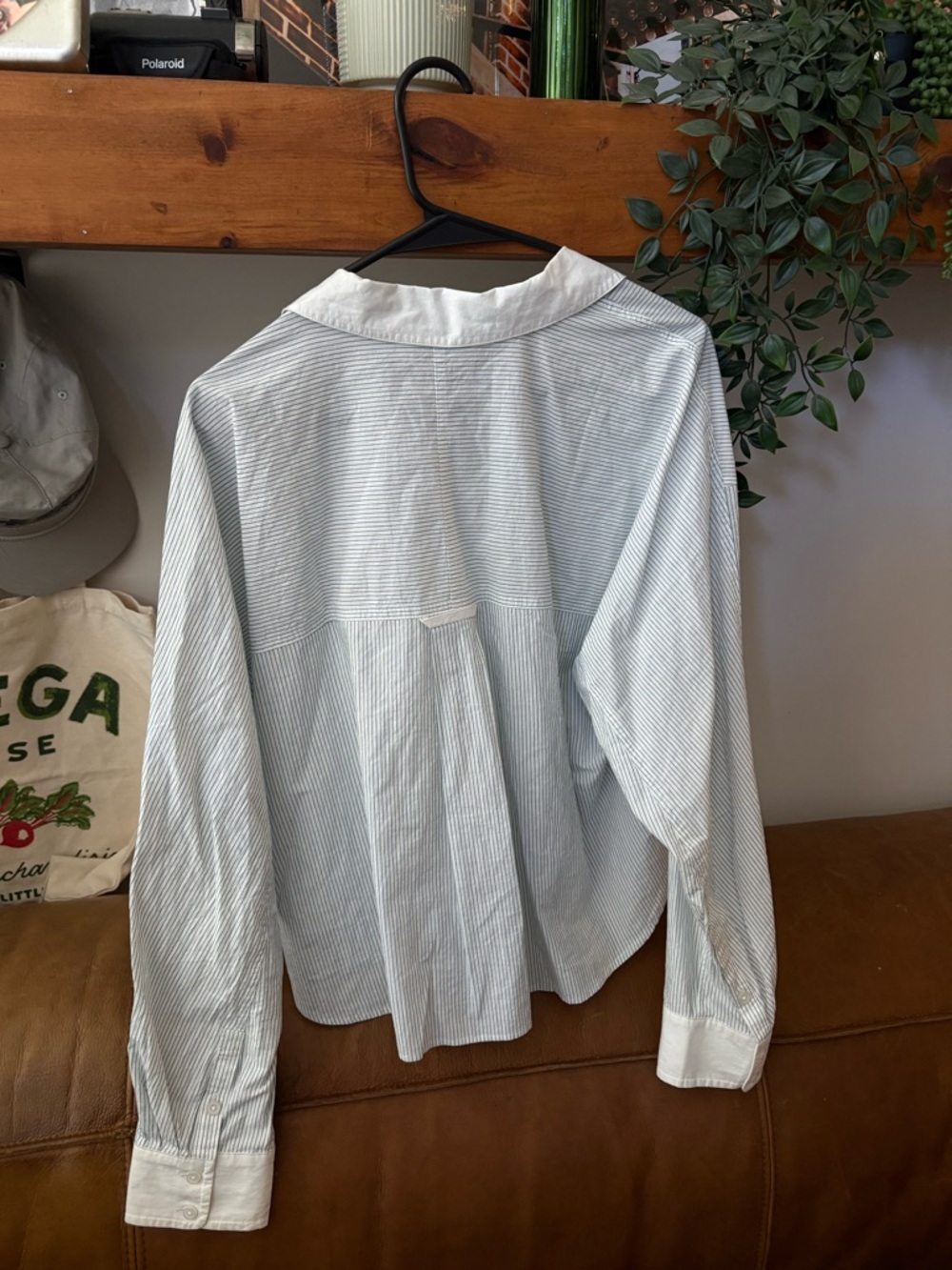 Madewell - Women’s Utility Cropped Shirt (Size L) - Picture 2 of 11